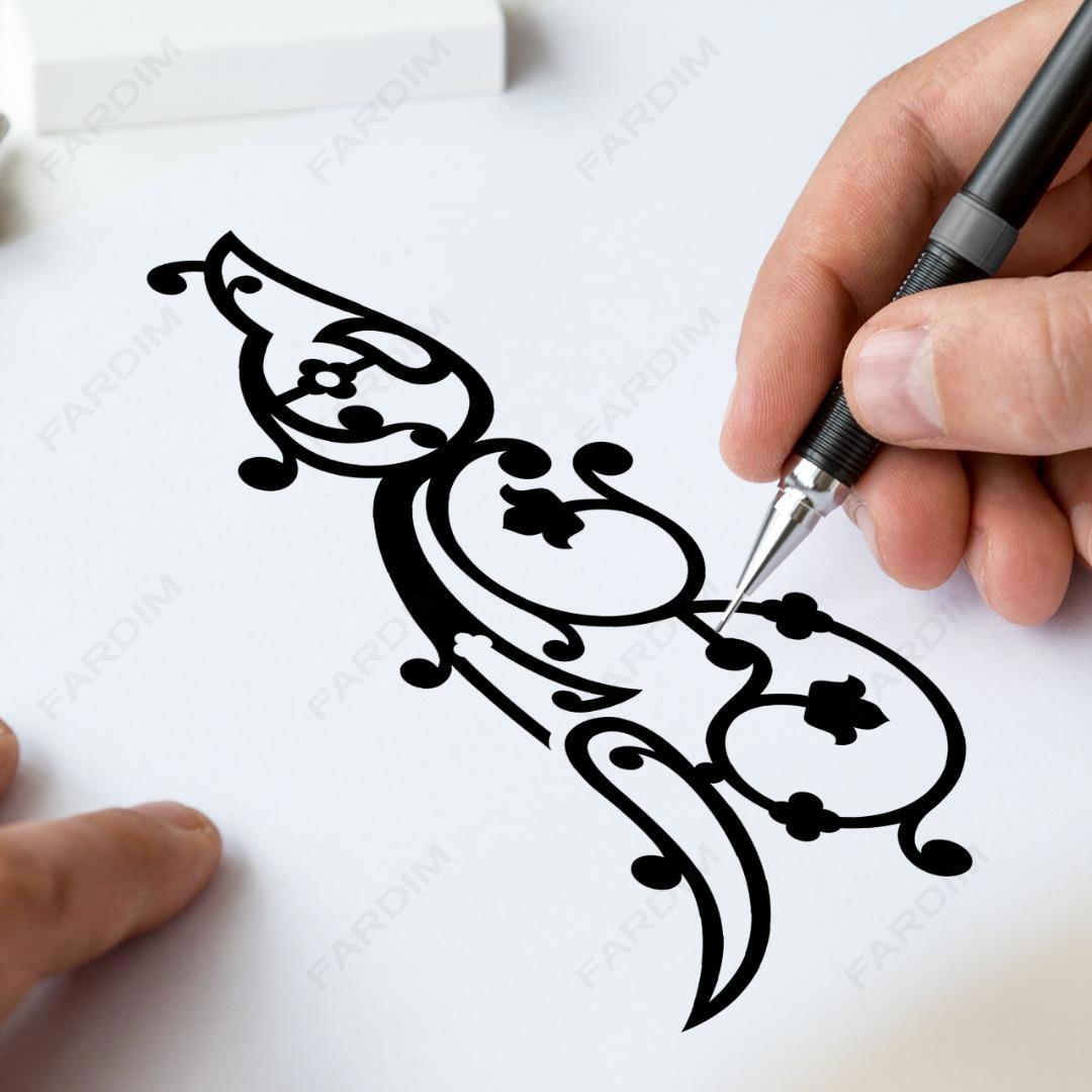 وکتور طرح نگاره گل و مرغ کد A132449